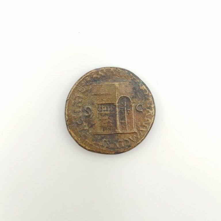 Néron (54-68). Sesterce au temple de Janus, 65 ap. J.-C., Lyon. RIC 439, Cohen…