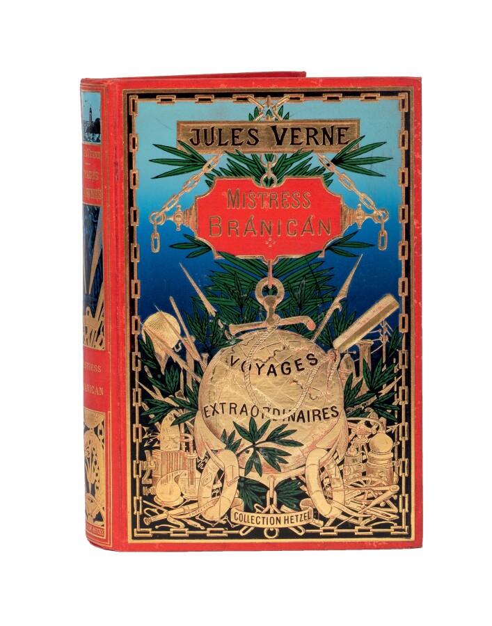 [Océanie] Mistress Branican par Jules Verne. Illustrations de L. Benett. Paris,…