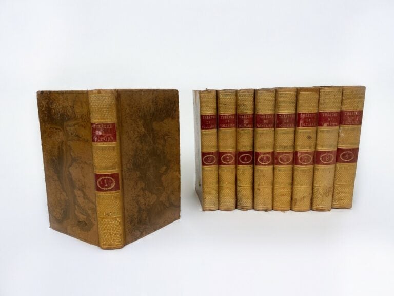 OEuvres de Crébillon - Impr. Chez Didot, 1802 - - On joint : - Théâtre de Volta…