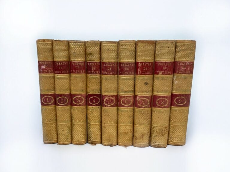 OEuvres de Crébillon - Impr. Chez Didot, 1802 - - On joint : - Théâtre de Volta…