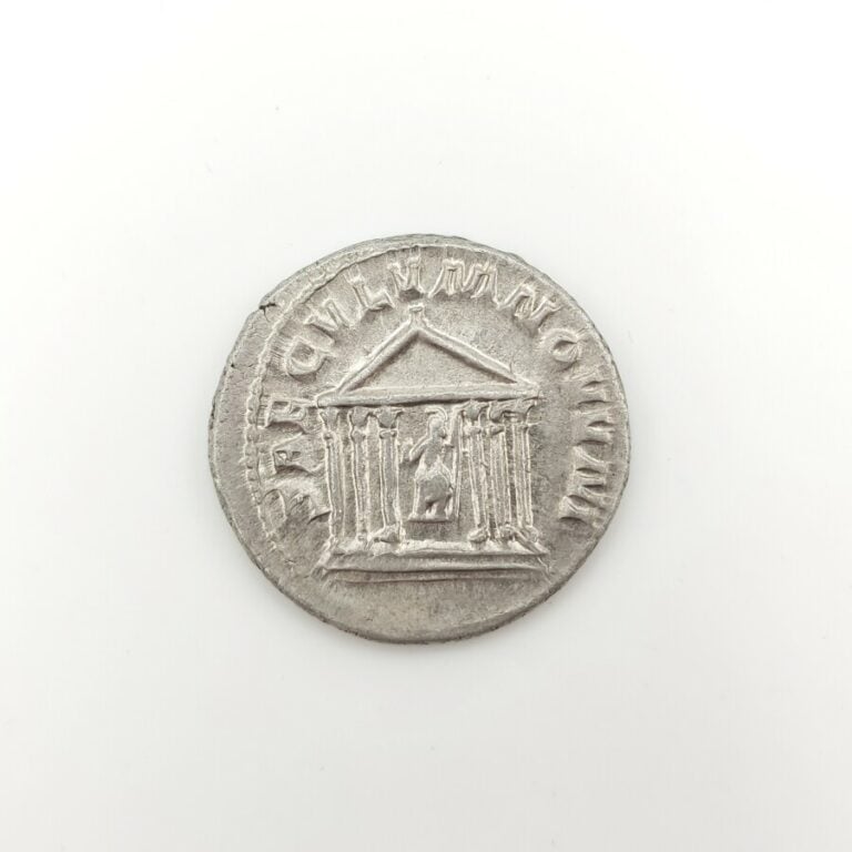 Philippe Ier (244-249). Antoninien au temple, émission célébrant le millénaire…