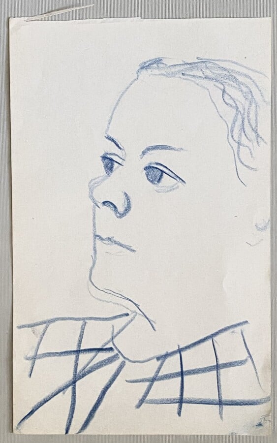 Pierre TAL COAT (1905-1985) - 3 portraits de femmes - Un fusain sur papier, sig…