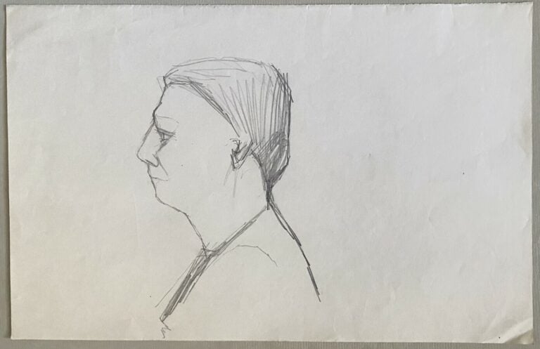 Pierre TAL COAT (1905-1985) - Femme de profil - Visage - Femme et enfant - 3 cr…