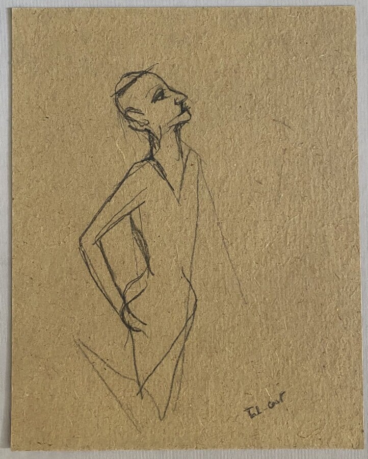Pierre TAL COAT (1905-1985) - Homme lisant - Femme au fichu - Personnage - Un f…