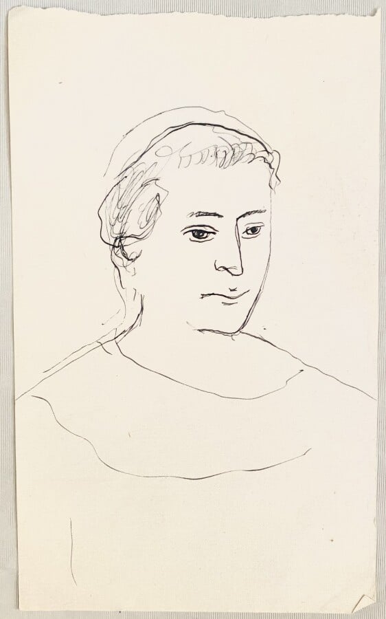 Pierre TAL COAT (1905-1985) - Jeune fille - Visage de femme - Esquisse de nu -…