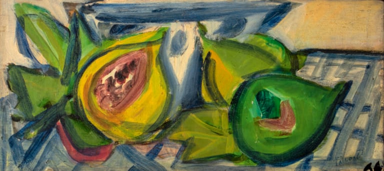 Pierre TAL COAT (1905-1985) - Nature morte aux figues, 1942 - Huile sur panneau…