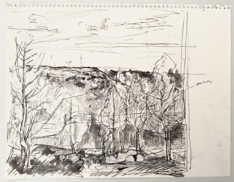 Pierre TAL COAT (1905-1985) - Paysages - 2 encres sur papier, - Entre: 21 x 27…