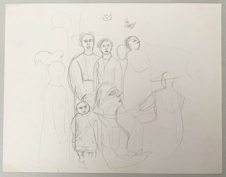 Pierre TAL COAT (1905-1985) - Personnages - Visages - Nu - 2 crayons et 1 encre…