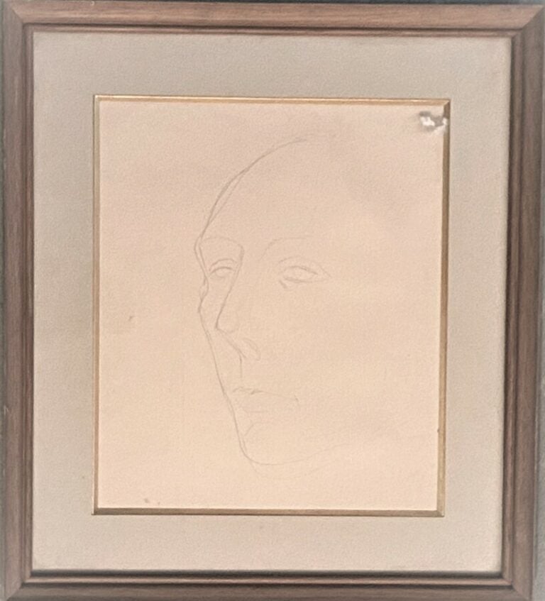Pierre TAL COAT (1905-1985) - Portrait d'André Marchand 1933 - Crayon sur papie…