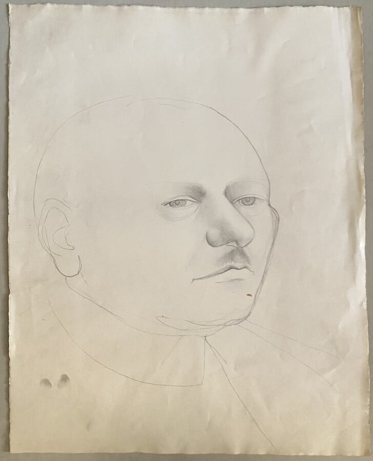 Pierre TAL COAT (1905-1985) - Portrait de Charles Flandin- Femme de profil - Et…
