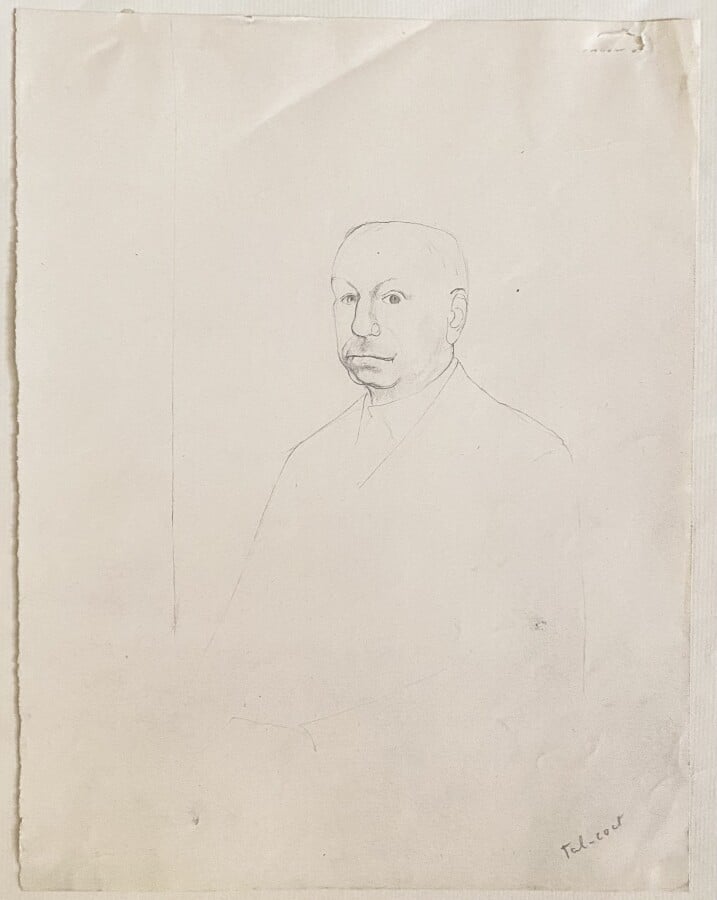 .Pierre TAL COAT (1905-1985) - Portraits d'hommes (dont autoportrait - homme à…