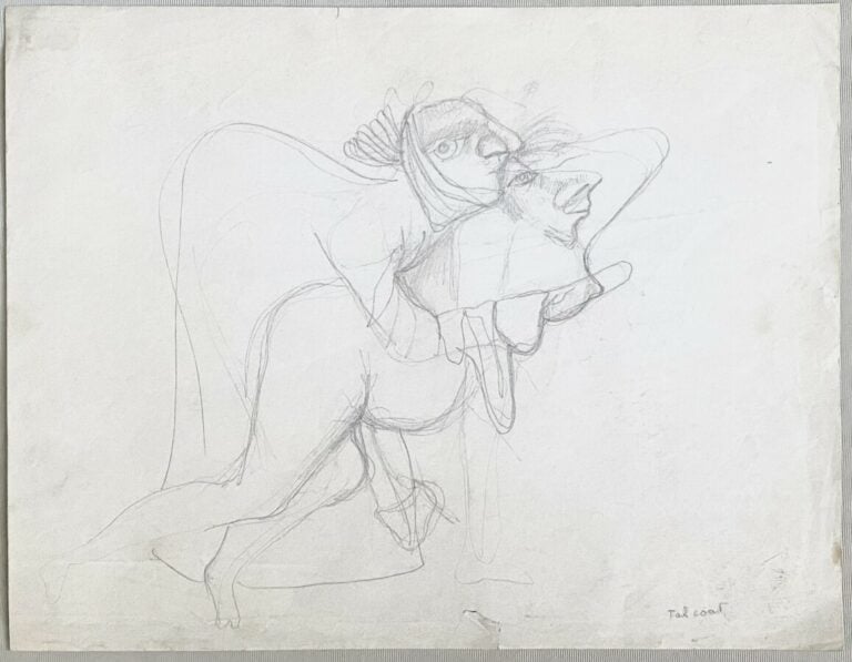 Pierre TAL COAT (1905-1985) - Scène érotique- Femme assise - 2 Portraits ( dont…