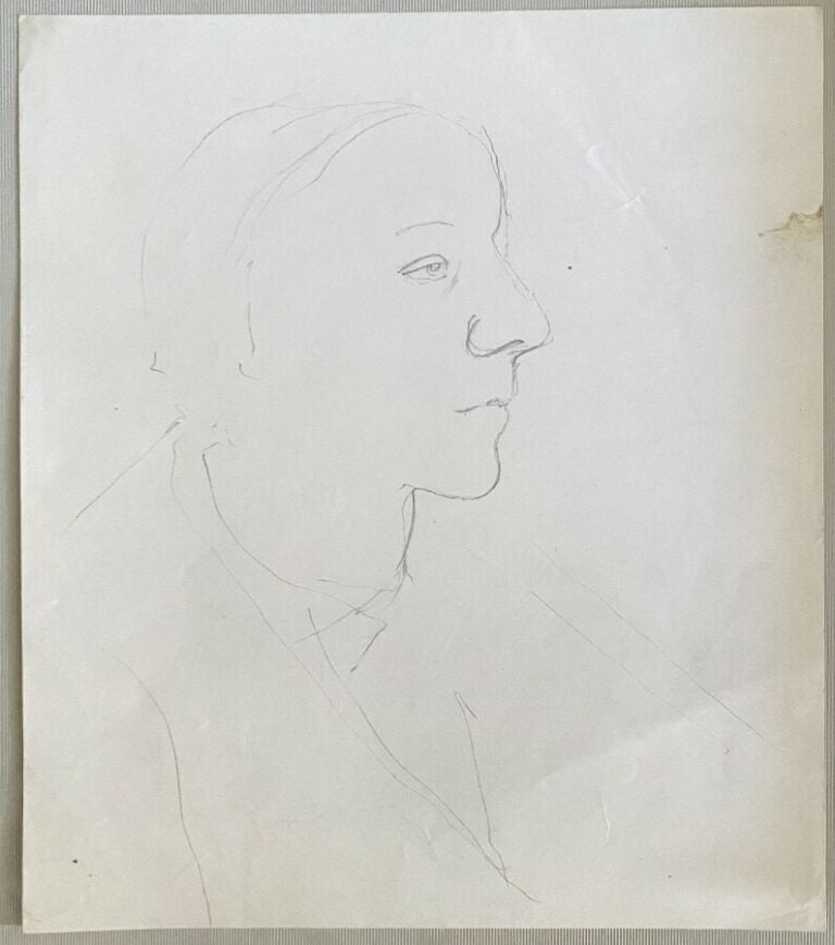 Piotr TAL COAT (1905-1985) - Portrait d'homme - Visage de profil - Etudes de vi…