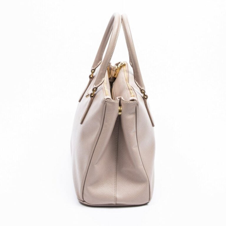 PRADA - Sac "Galleria" - "Galleria" bag - - Cuir Saffiano rose thé - Pink Saffi…