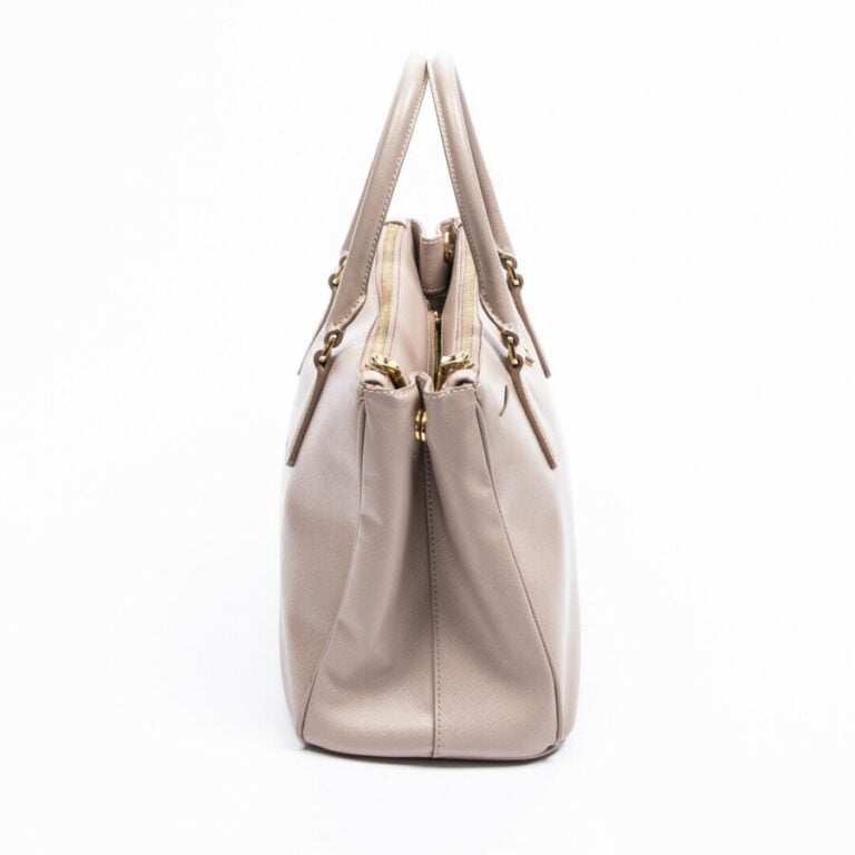 PRADA - Sac "Galleria" - "Galleria" bag - - Cuir Saffiano rose thé - Pink Saffi…