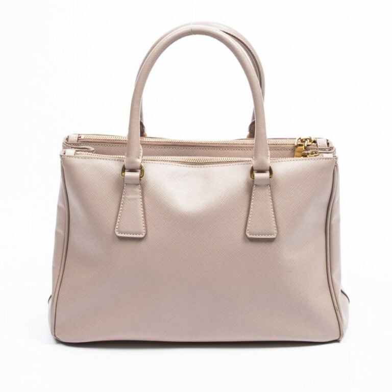 PRADA - Sac "Galleria" - "Galleria" bag - - Cuir Saffiano rose thé - Pink Saffi…