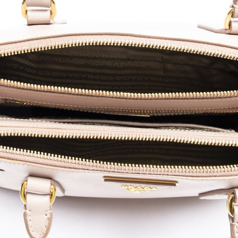 PRADA - Sac "Galleria" - "Galleria" bag - - Cuir Saffiano rose thé - Pink Saffi…