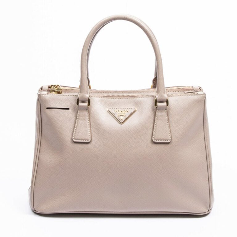 PRADA - Sac "Galleria" - "Galleria" bag - - Cuir Saffiano rose thé - Pink Saffi…