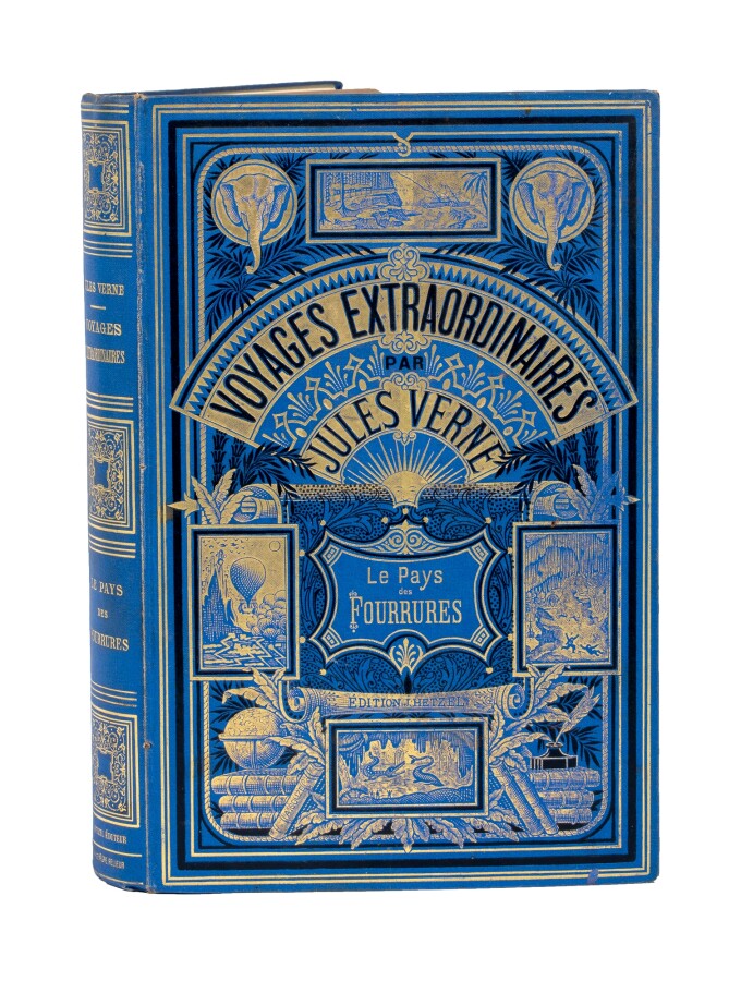 [Terres polaires] Le Pays des Fourrures par Jules Verne. Illustrations de Férat…