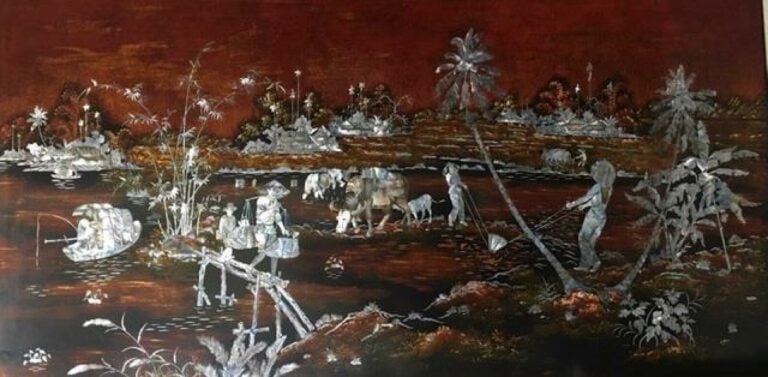 [X] ECOLE VIETNAMIENNE / INDOCHINOISE (Vietnam / Indochine, Actif XXe siècle) -…