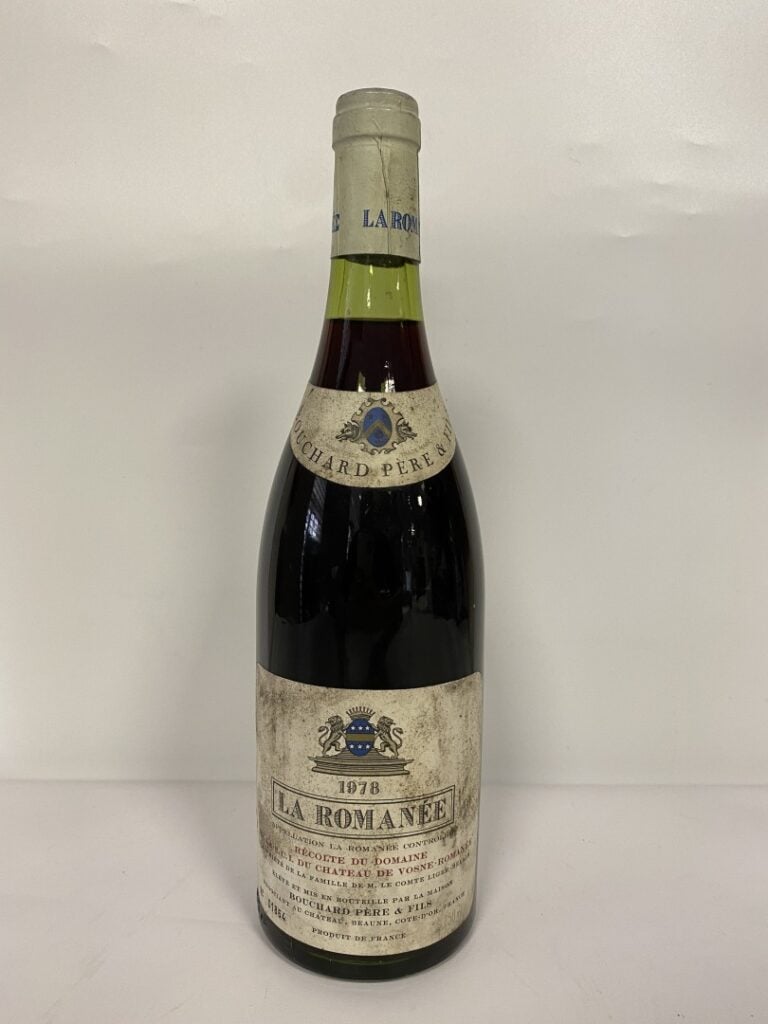 1 bouteille, LA ROMANEE, 1978, récolte du domaine de de la SCI du château de Vo…