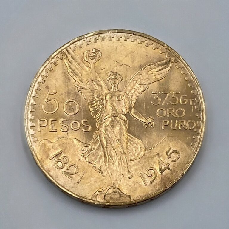 1 pièce de 50 pesos en or 1945 - Poids : 41g