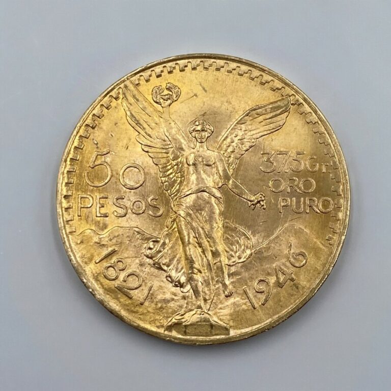 1 pièce de 50 pesos en or 1946 - Poids : 41g