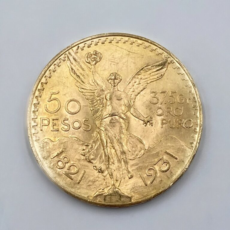 1 pièce de 50 pesos en or pesos 1931 - Poids : 41g