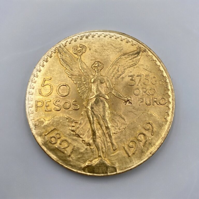 1 pièce de 50 pesos or 1929 - Poids : 41g