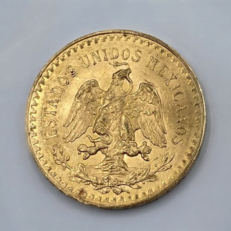 1 pièce en or de 50 pesos 1925 - Poids: 41g