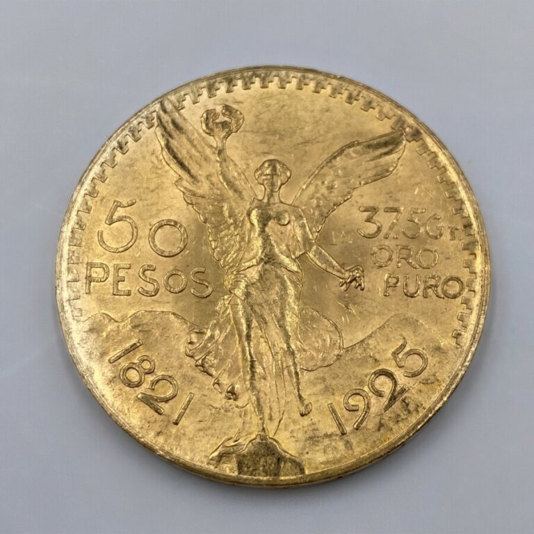 1 pièce en or de 50 pesos 1925 - Poids: 41g