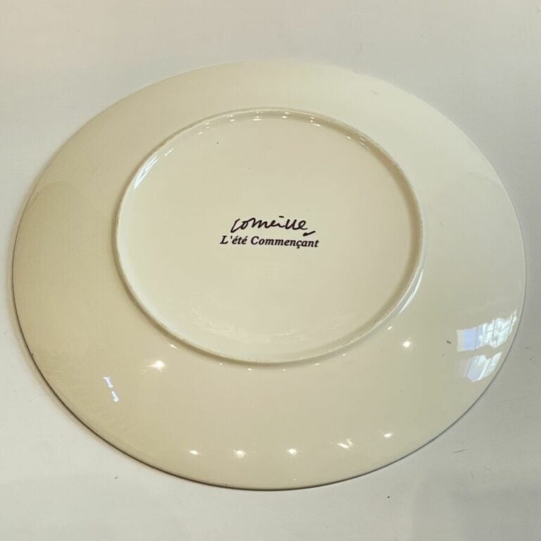 CORNEILLE (1922-2010) d'après - L'Été commençant - Assiette en porcelaine, sign…