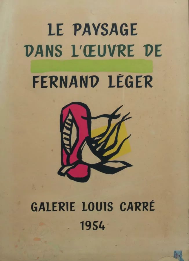Fernand LÉGER (1881-1955) - Le paysage dans l'Oeuvre de Fernand Leger, 1954 - A…