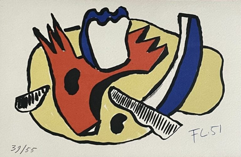 Fernand LÉGER (1881-1955) - Nature morte, 1951 ( Saphire 109) - Lithographie en…