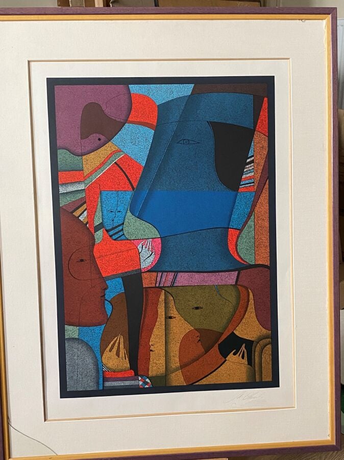 Mikhail CHEMIAKIN (1943-) - Carnaval, 1988 - Trois lithographies en couleurs, d…