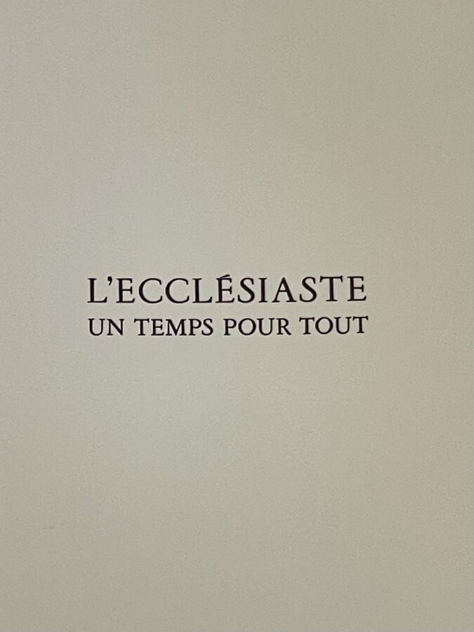 Olivier DEBRÉ - Ecclésiaste. Un temps pour tout, Les Amis du Livre Contemporain…