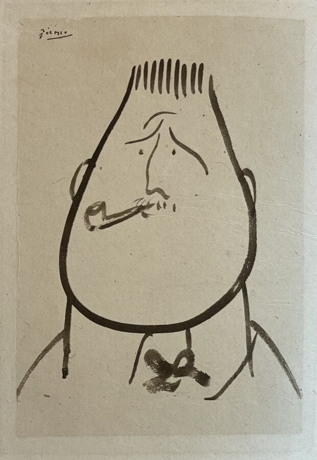 Pablo PICASSO (1881-1973) - Portrait de Guillaume Apollinaire, 1929, - Eau-fort…