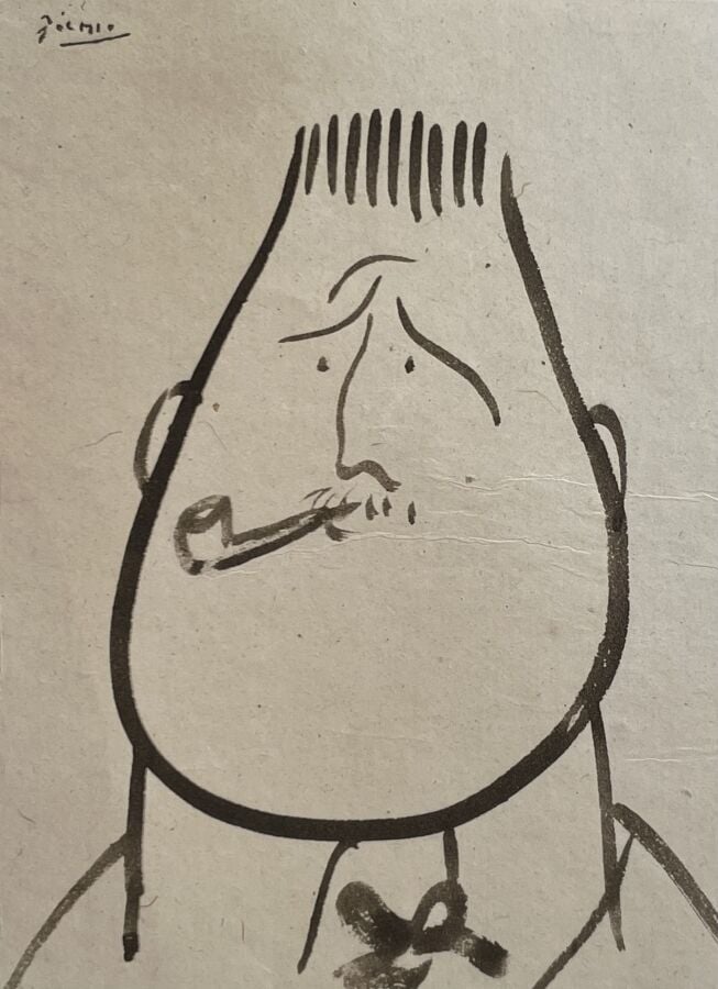 Pablo PICASSO (1881-1973) - Portrait de Guillaume Apollinaire, 1929, - Eau-fort…