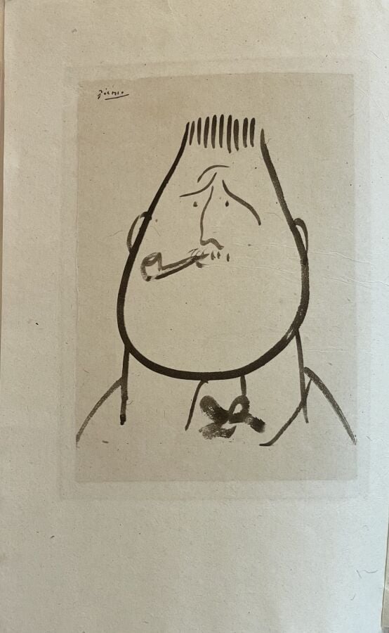 Pablo PICASSO (1881-1973) - Portrait de Guillaume Apollinaire, 1929, - Eau-fort…