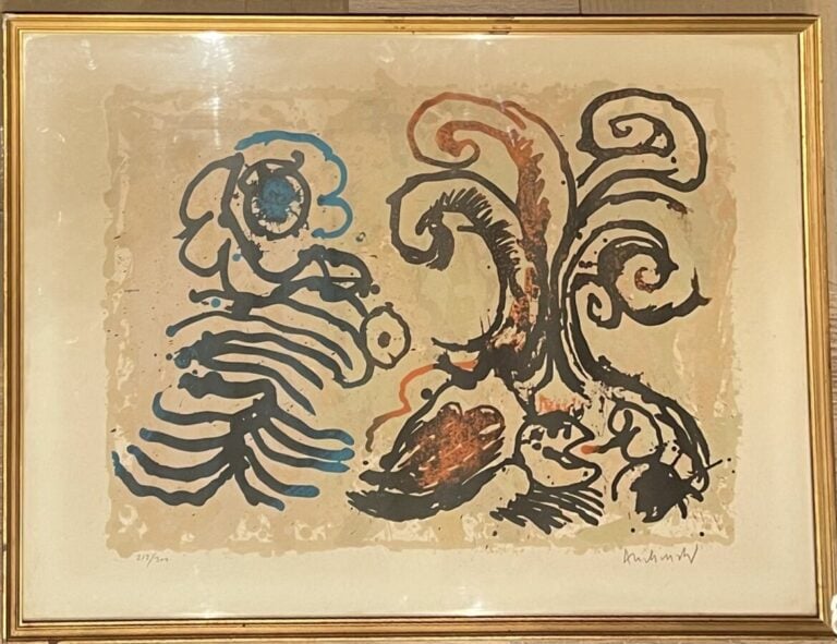 Pierre ALECHINSKY (1927 -) - Le dénouement, 1967 (Rivière 275) - Lithographie e…