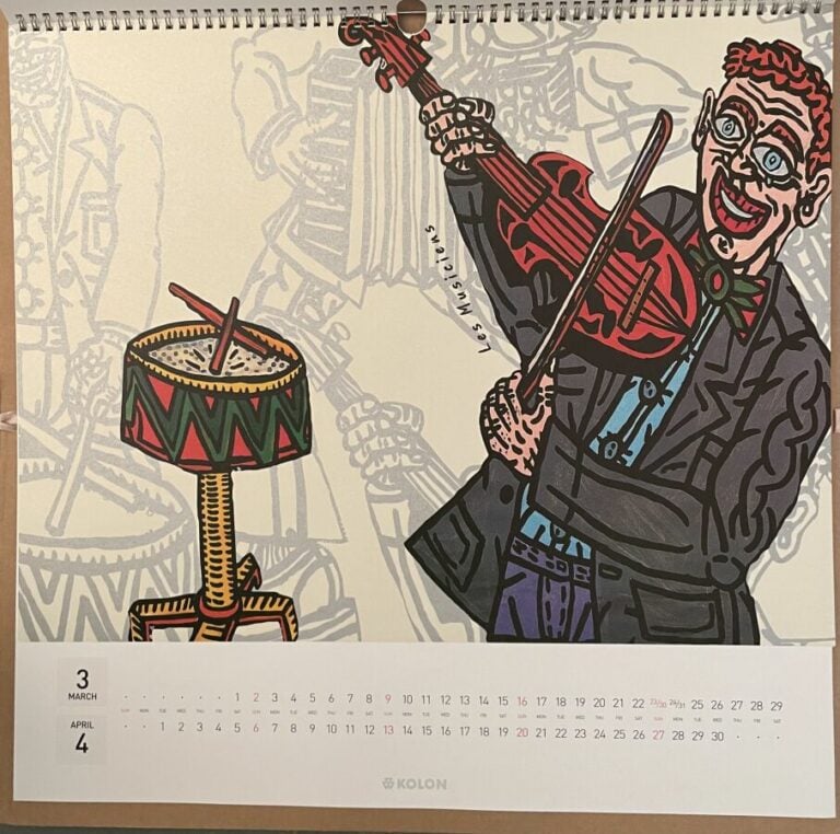 Robert COMBAS (1957-), d'après - The artworks of Robert Combas , Kolon Calendar…