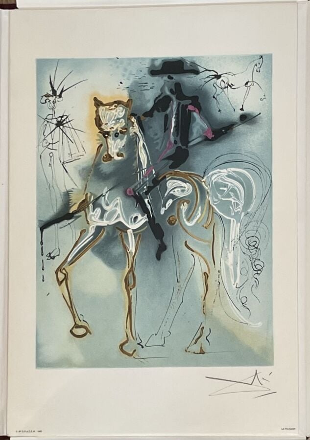 Salvador DALI (1904-1989) d'après, - Les Chevaux de Dali, 1983, - Cinq (sur 18)…