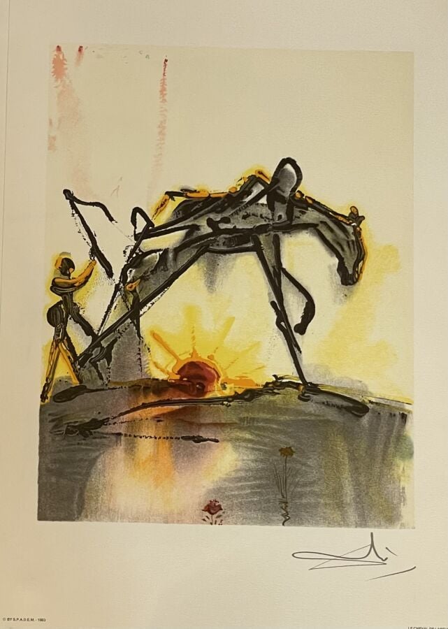 Salvador DALI (1904-1989) d'après, - Les Chevaux de Dali, 1983, - Cinq (sur 18)…