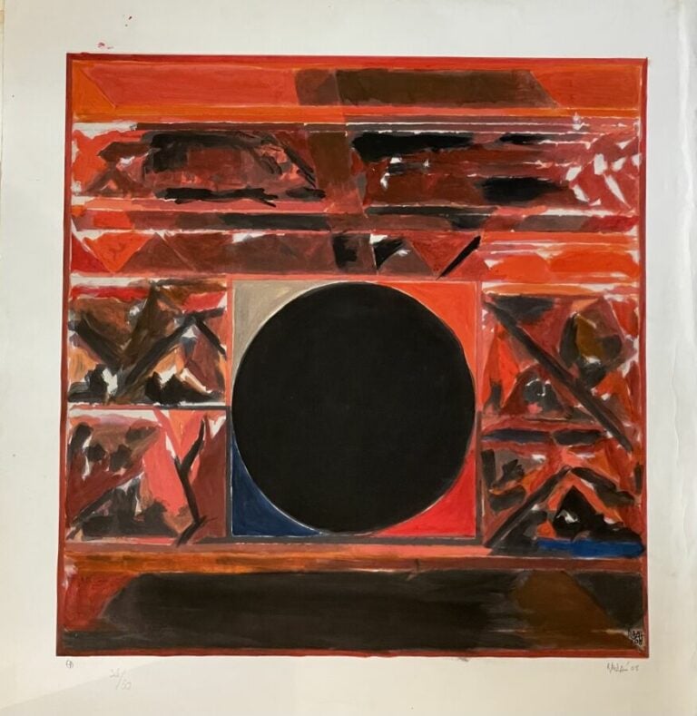 Sayed Haider RAZA (1922-2016) - Composition 2004, 2008 - Trois lithographies (…