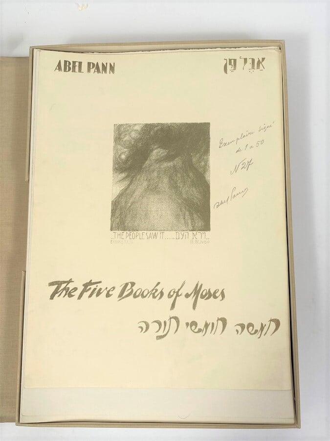 Abel PANN (1883-1963) - The Five Books of Moses, Jerusalem, 1930, folio, sous e…