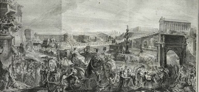 Abrégé de l'Histoire Romaine - Paris, Moutardier, 1805. - In-4, pl veau, dos li…