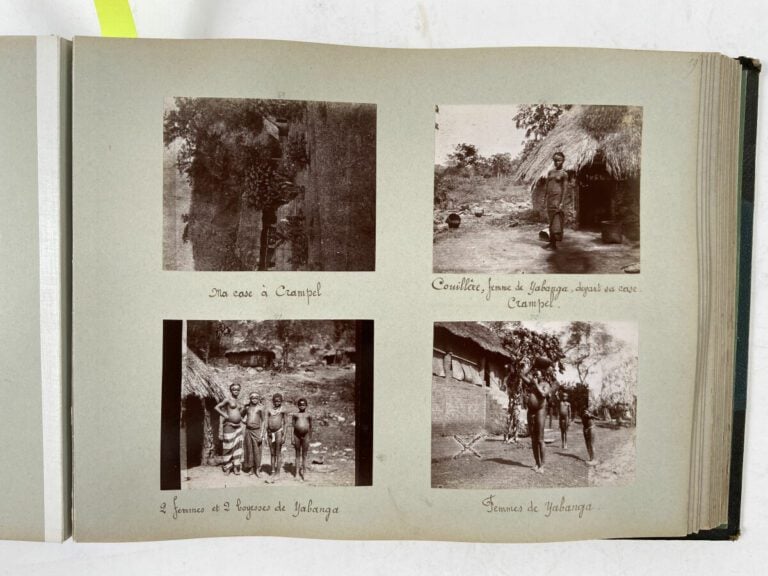AFRIQUE Album itinéraire depuis la France jusqu'aux confins du Tchad, Bangui, O…