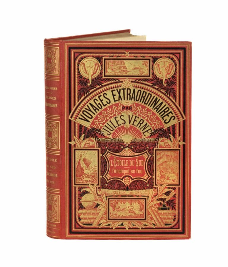 [Afrique] L'Étoile du Sud / [Grèce] L'Archipel en feu par Jules Verne. Illustra…