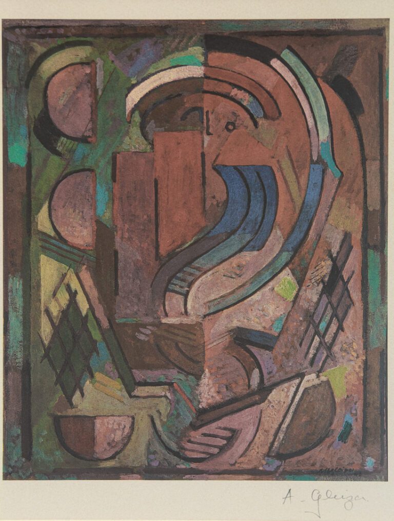 Albert GLEIZES (1881-1953). - Composition abstraite - Lithographie sur papier,…