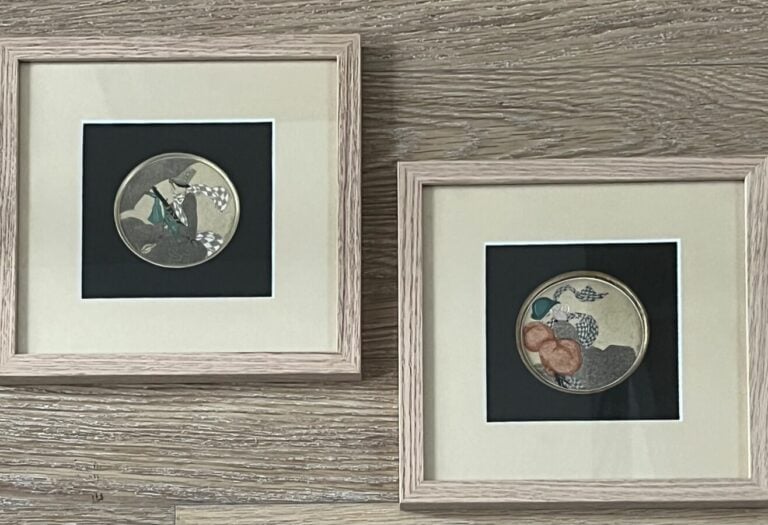 Aleksander RZEWUSKI (1893-1983) - Femme ; homme - Deux gouaches et encres sur p…